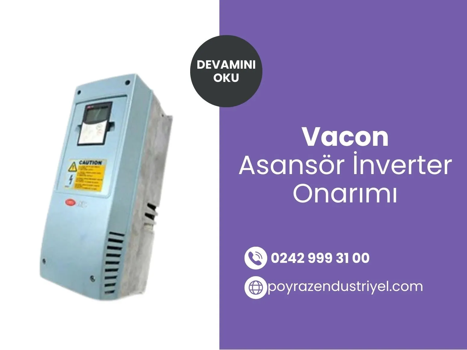 Vacon Asansör İnverter Onarımı